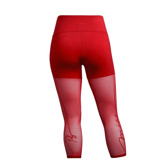 Adidas Women's Ivy Park B Mine Red Tights (Plus Size) HH9732 - Picture 2 of 4